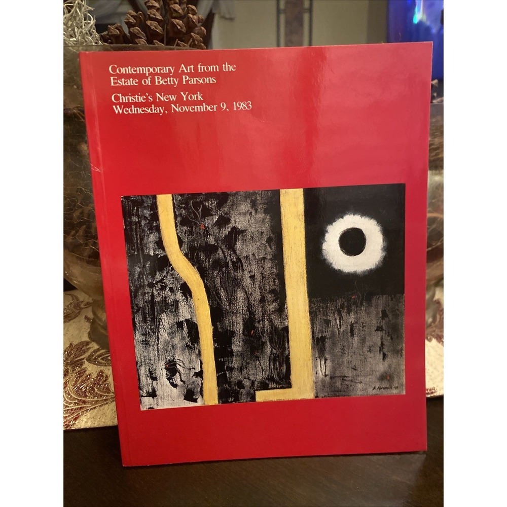 Christie's Auction Catalogs Contemporary Art Collection Betty Parsons 1983